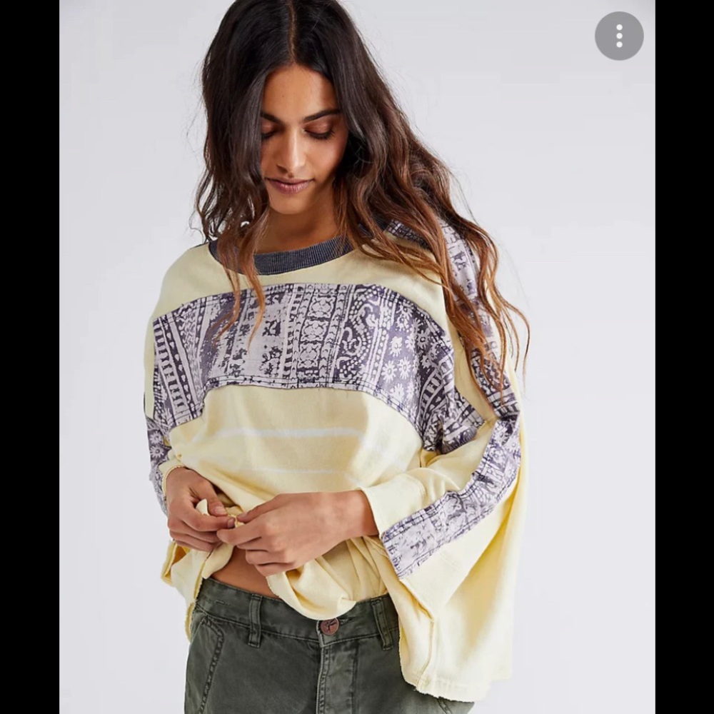 Free People // We The Free Happiness In Bloom Tee NWT!! Small